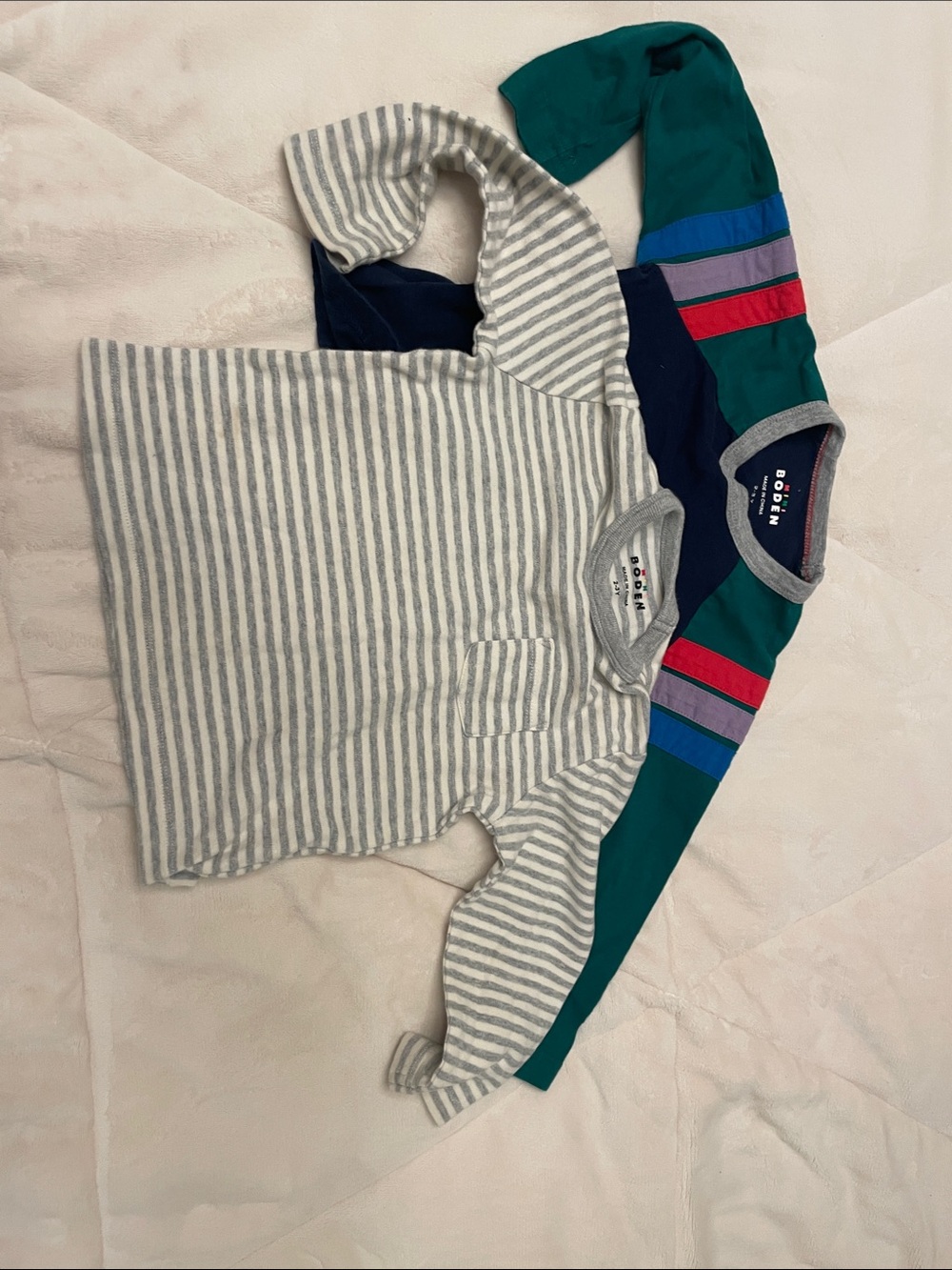 Boden Navy, Teal & Red Colorblock Kids' Tee